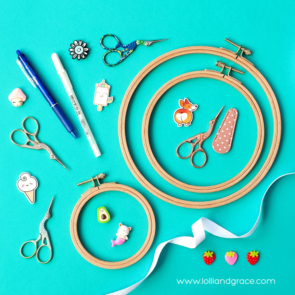 Embroidery Supplies - now in the shop!
