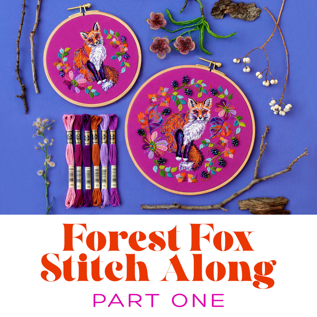 Lolli and Grace Forest Fox Stitch Along - Part One
