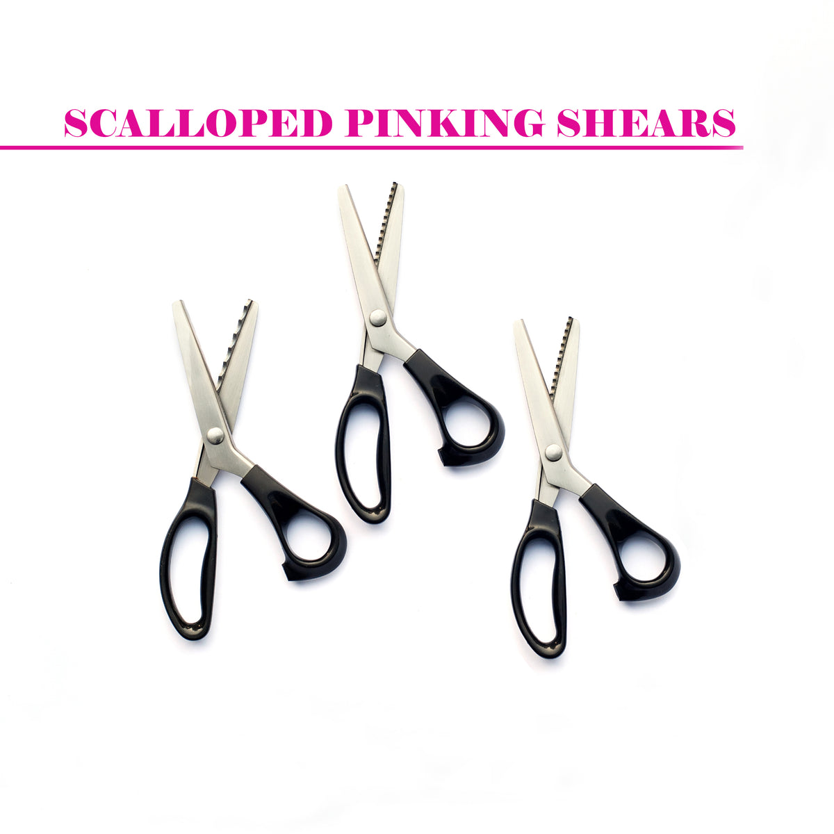 Pinking Shears Craft Scissors for Fabric Cutting Decorative Zig