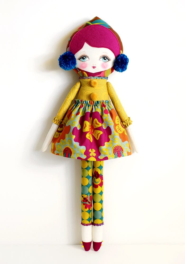 Doll Pattern, PDF Pattern, Cloth Doll, Rag Doll, Art Doll, Felt Doll, Waldorf Doll, Toy Sewing Pattern, Softy Pattern, Doll Tutorial