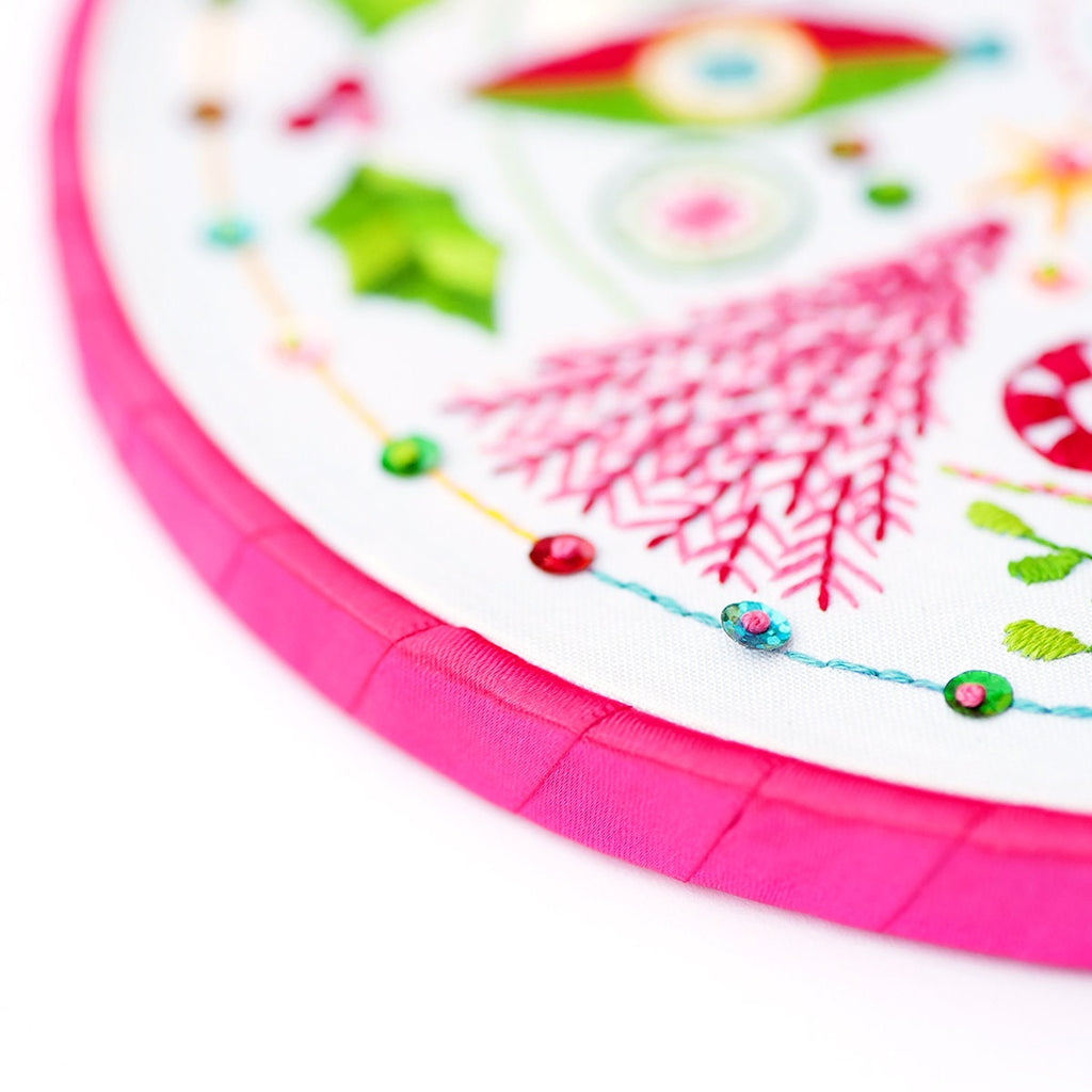Christmas Pattern, Holiday Embroidery, Christmas Mandala, Embroidery PDF Pattern, Xmas Pattern, Hand Embroidery, PDF Embroidery Pattern