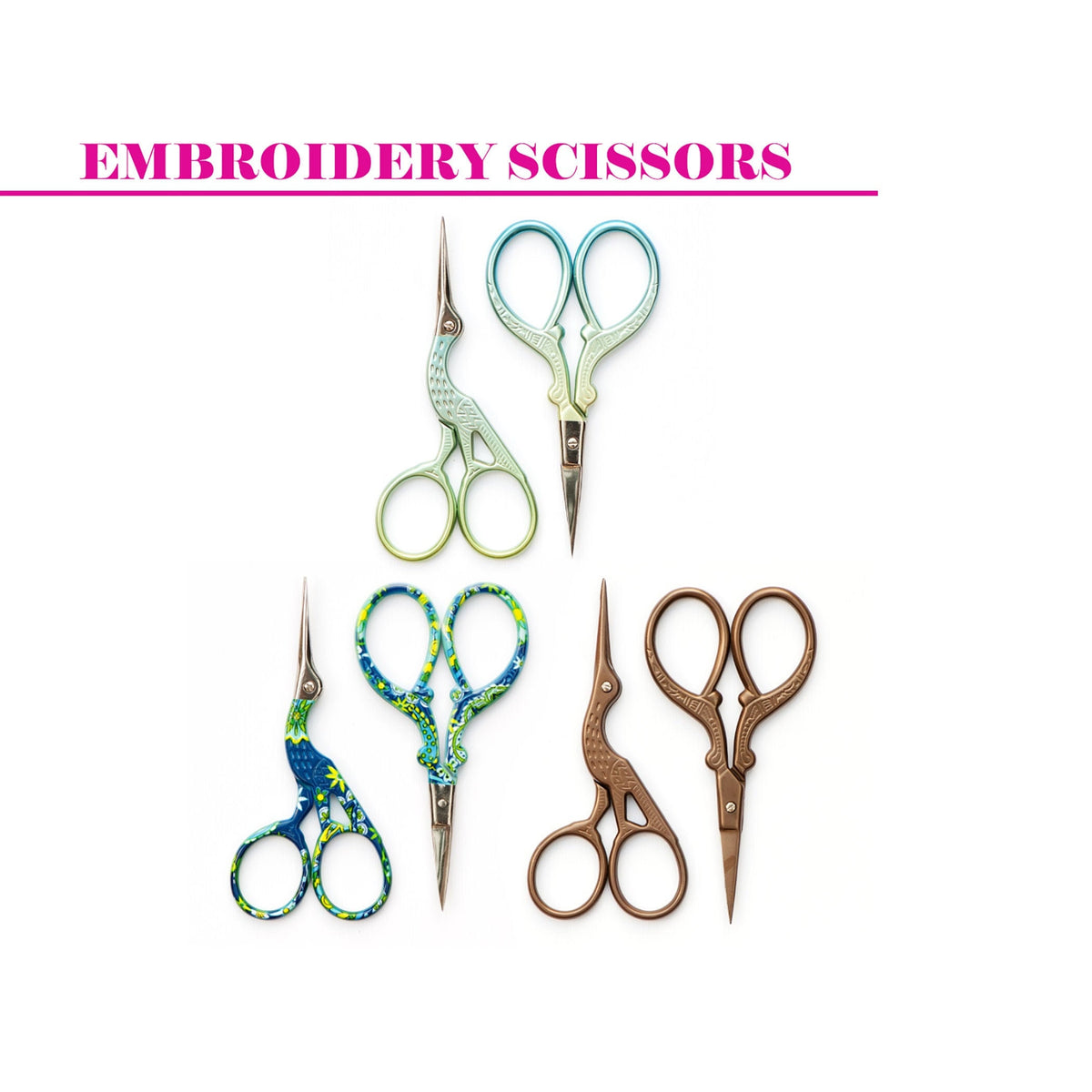 Scissors - Vintage Style Embroidery Scissors – Lolli and Grace