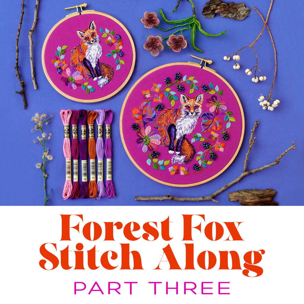 Lolli and Grace Forest Fox Stitch Along - Part Three
