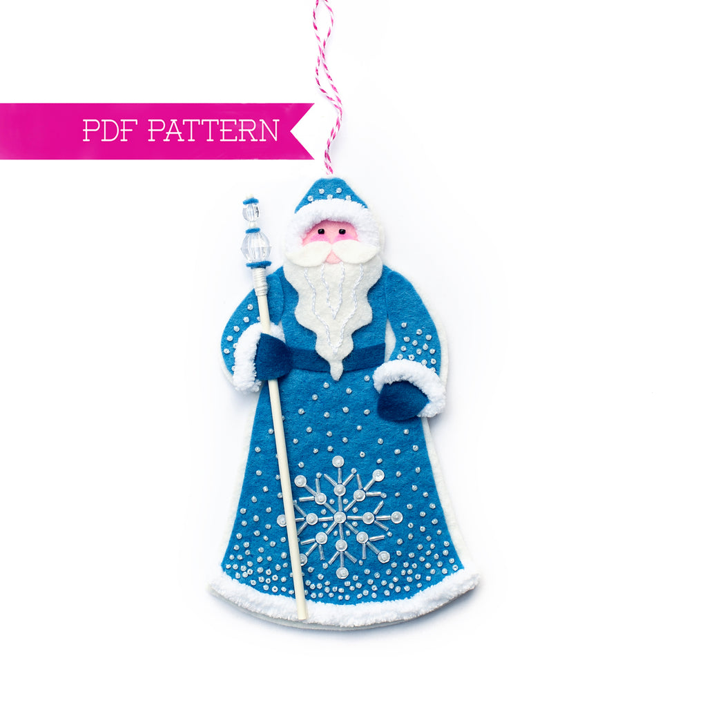 PDF PATTERN - Heart & Home Wool Felt Ornaments Pattern – Snuggly Monkey
