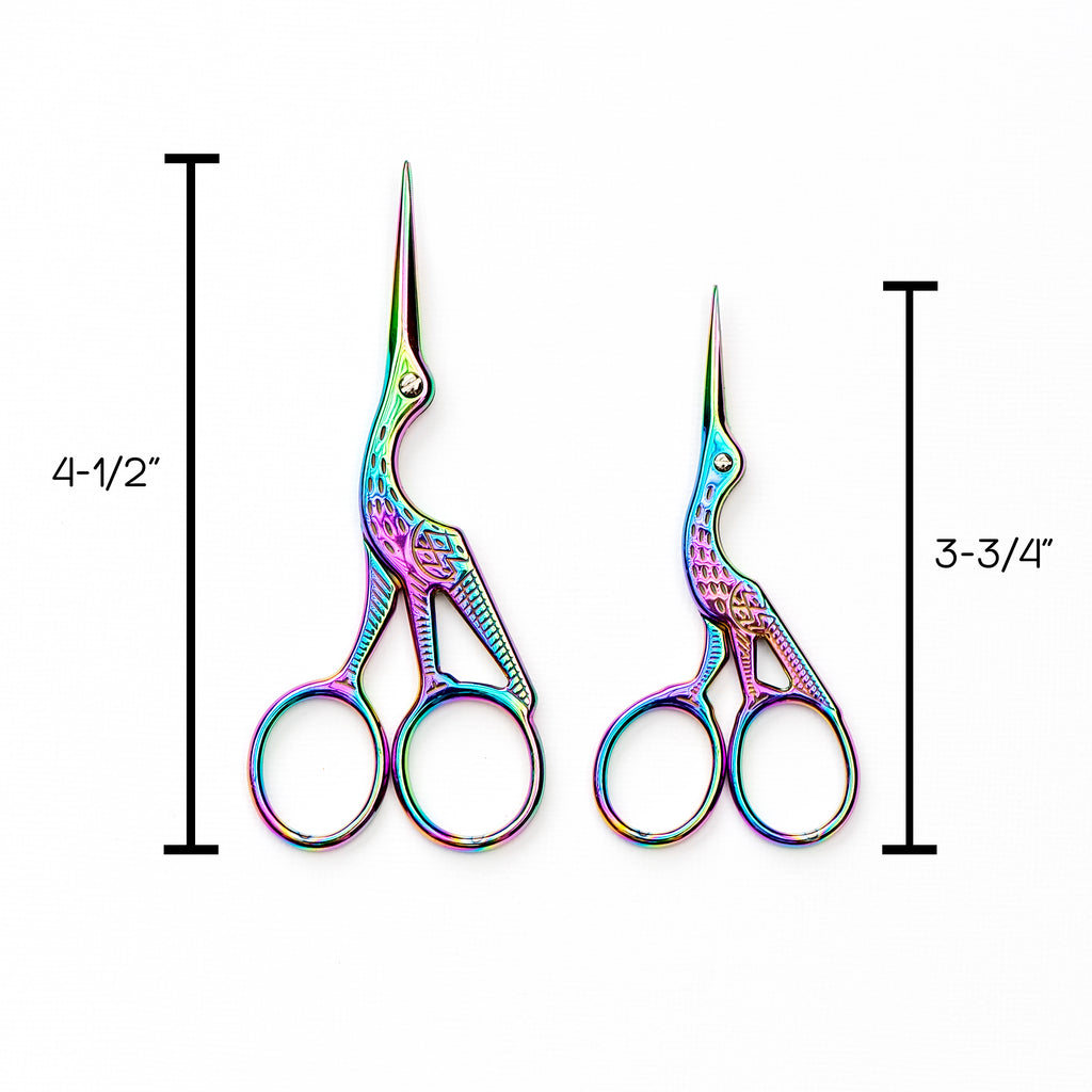 Embroidery Scissors Kreative Snips Small Scissors Crane Scissors Stork  Scissors Italian Scissors 