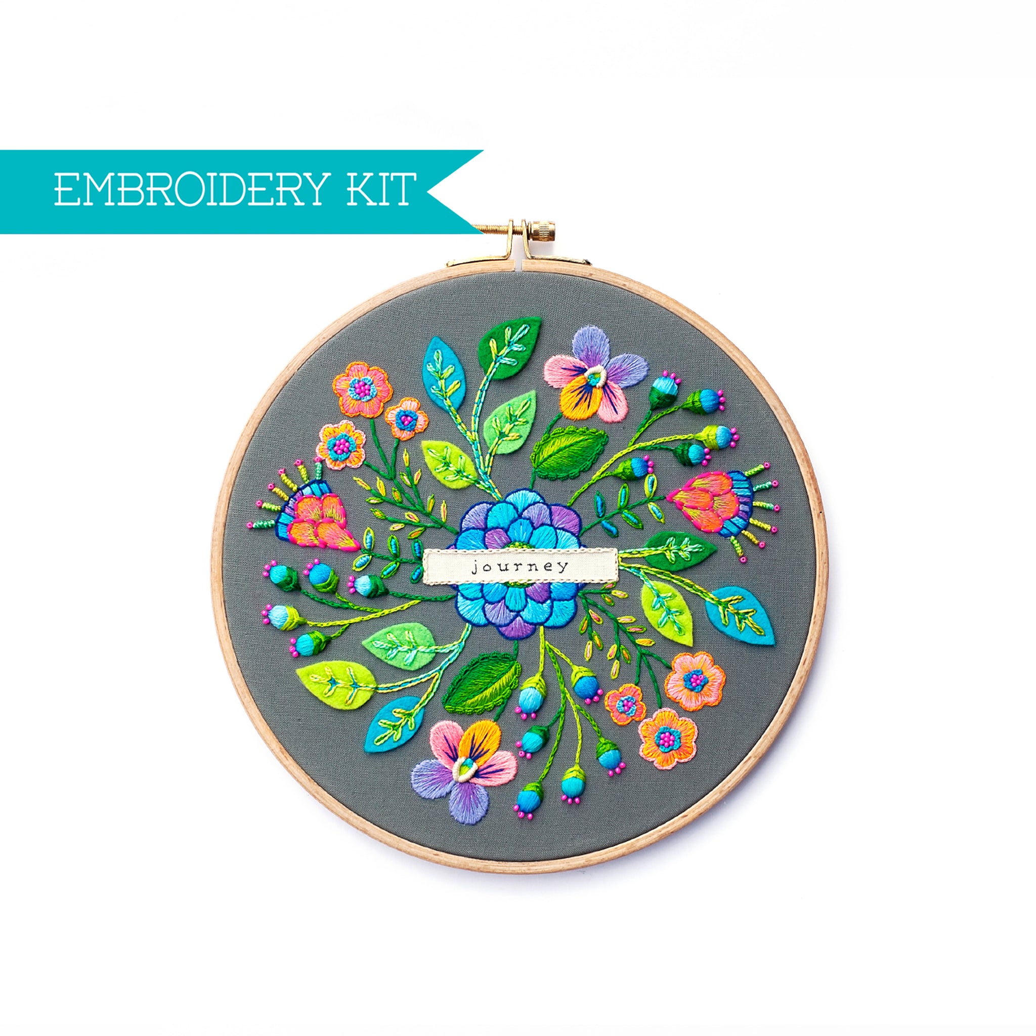ワンピース Son and Daughter Oilio Embroidery Sets Beginner Embroidery Kits — Julias Broderie