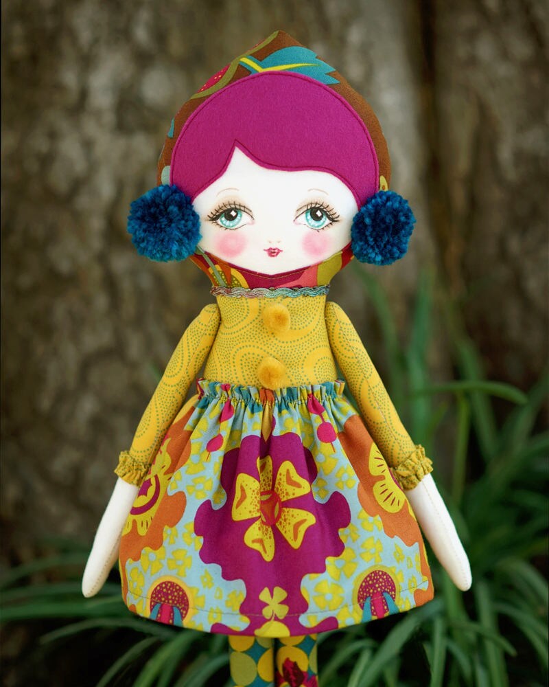 Doll Pattern, PDF Pattern, Cloth Doll, Rag Doll, Art Doll, Felt Doll, Waldorf Doll, Toy Sewing Pattern, Softy Pattern, Doll Tutorial