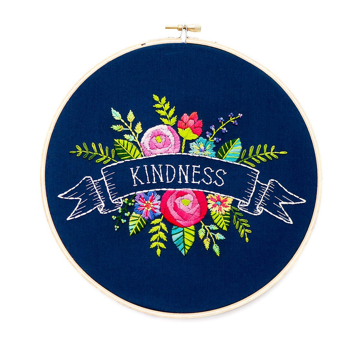 One Embroidered One Meaningful Word #1 Embroidery Supply Kit – Lolli and Grace